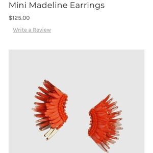 Mignonne Gavigan Mini Madeline earrings--orange